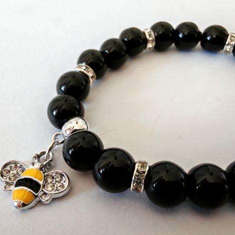 Bransoletka z pszczółką :)