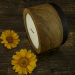 Świeca sojowa w drewnie - 