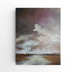 Tam gdzie czas płynie wolniej-obraz akrylowy formatu 50/40 cm