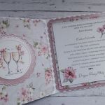 Kartka na wieczór panieński w różu, personalizacja - Wnętrze kartki z życzeniami