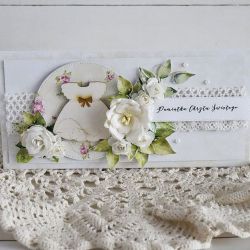 Pamiątka Chrztu Św., z sukieneczką, 499