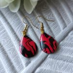 „TAMARA” kolczyki z glinki polimerowej - „TAMARA” kolczyki z glinki polimerowej