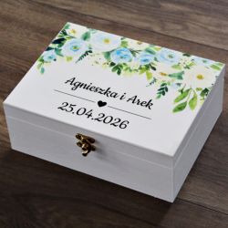 Skrzynka na prezent ślubny dla Pary Młodej Kw