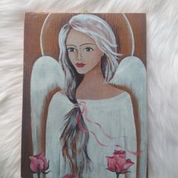 obrazek do powieszenia z aniołem