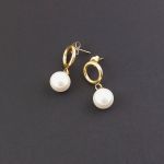 Kolczyki bombki perłowe - Kolczyki bombki perłowe