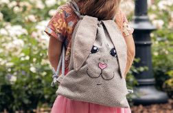 Plecak królik dla dziewczynki