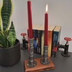 Świecznik Loftowy 2-ramienny F002_1-W2 Loft - Świecznik Loftowy F002_1-W2 Loft