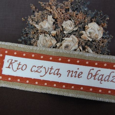 Zakładka "Kto czyta..."