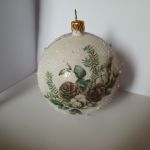 Bombka choinkowa, z oczkiem 9 cm - 