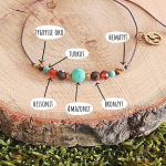 Bransoletka Earth Harmony z amazonitem - bransoletka talizman