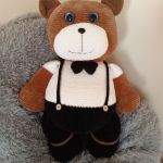 MIŚ GIGANT- RĘKODZIEŁO SZYDEŁKO  - 