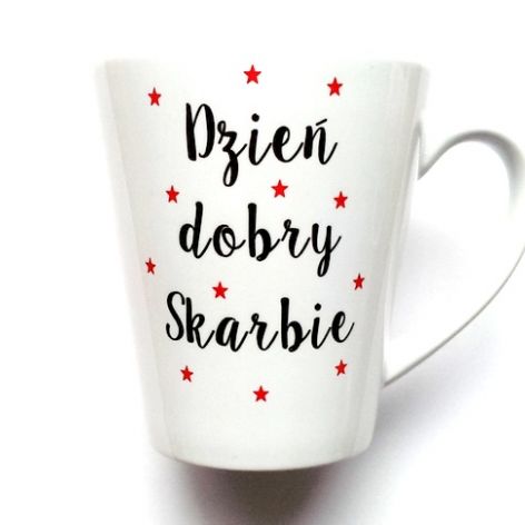 KUBEK LATTE DZIEŃ DOBRY SKARBIE