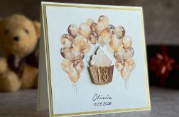 Kartka na 18 urodziny z personalizacją, BH 20a Kartka na 18 urodziny z personalizacją, BH 20a