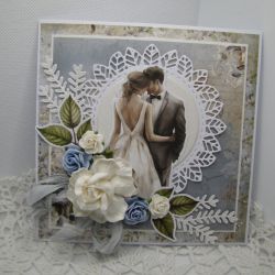 Kartka ślubna w pudełku 19