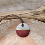 Minimalistyczny wisiorek z betonu kreatywnego Dual Harmony - 4