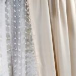 Zasłona gotowa boho z frędzlami panel sztora na tunel na żabki 140/250cm - 