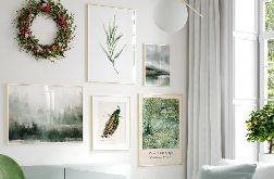 Plakaty do salonu Zestaw 5 części- Natura i Pejzaże (set120)