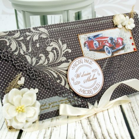 Kopertówka z okazji ślubu-stylowe LoVe