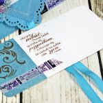 Kopertówka ślubna-turkusowe wrzosowe - 