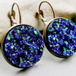 ♥ DRUZY kolczyki ♥ - 
