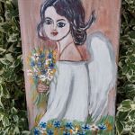 obraz malowany - Lato - 