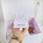 Pudełko wspomnień chrzest roczek"BabyGirlMiś" - 