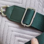 Pikowana kopertówka w kolorze pudroworóżowym - 