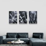Tryptyk zimowy black & white - 