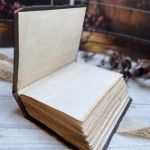 Rustykalna księga gości ręcznie robiona - stara księga