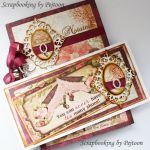 Vintage romance - komplet kartka i notes A5 - 