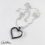 Serce – srebrny wisiorek mały (2201-03) - Srebrny łańcuszek