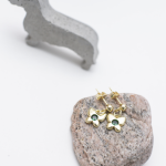 DELIKATNE KOLCZYKI EMERALD BUTTERFLY. - 