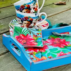 Taca dekoracyjna, kwiaty, dekoracja stołu, pomysł na prezent, GRATIS podkładki