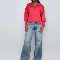 Bluza damska na wysokiej stójce