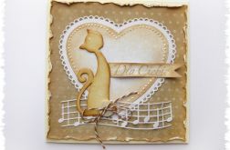 Kartka dla miłośniczki kotów