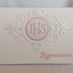 Zaproszenie I Komunia wzór 127