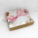 Kartka eko różowe róże w pudełku PDK 058 - Kartka urodzinowa dla kobiety eko różowe róże w pudełku (3)