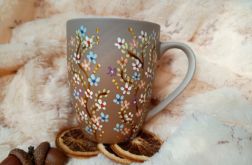 Wiosenne drzewka. Ręcznie malowany kubek 300 ml.