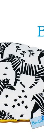 Suche termofory z pestkami wiśni - zebra