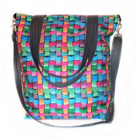 Torebka damska torba shopper kolorowa