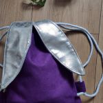 Mini plecak fioletowy króliczek - 