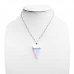 Naszyjnik "Luna Prism" - Światło i Geometria w opalu - 