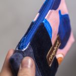 Etui na klucze z weluru w figi – praktyczne etui handmade II - 