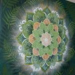 Obraz akryl na płótnie mandala Matka Ziemia, Gaja - mandala