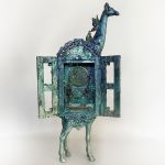 Dekoracyjna figurka żyrafa z ukrytą skrytką  - Dekoracyjna figurka z ukrytą skrytką Tajemnicza żyrafa 03
