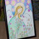 Ilustracja Opiekun - anioł opiekun