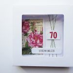 Kartka na urodziny handmade dzikie róże  - Kartka urodzinowa handmade w pudełku