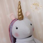Jednorożec konik Cleo przytulanka GOTOWA - 