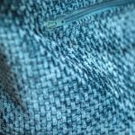 Turkusowo-miodowa boho bag z weluru - 