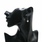 Kolczyki opal biały mleczny, fasetowane kostki 7mm srebro oksydowane 925 - Kolczyki opal biały mleczny, fasetowane kostki 7mm srebro oksydowane 925